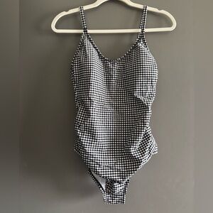 OBO accepted! Kona Sol Monochrome Checkered Gingham Swimsuit